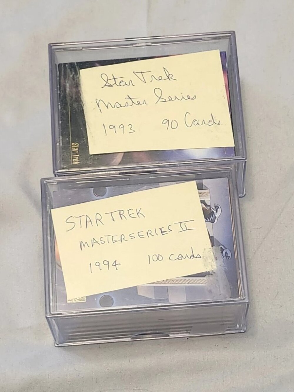 Star Trek Master Series 1 & 2 Base Set Cards 1993 & 1994